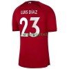 Maillot de Supporter Liverpool Luis Diaz 23 Domicile 2022-23 Pour Homme